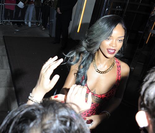 Rihanna - Shows off her toned physique in London in a $198 Adidas Originals Opening Ceremony (19.07.2013) 