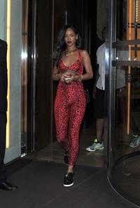 Rihanna - Shows off her toned physique in London in a $198 Adidas Originals Opening Ceremony (19.07.2013) 