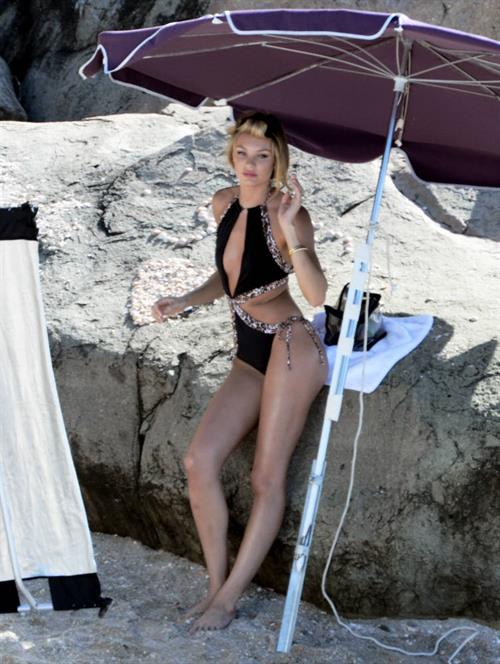 Candice Swanepoel in a bikini