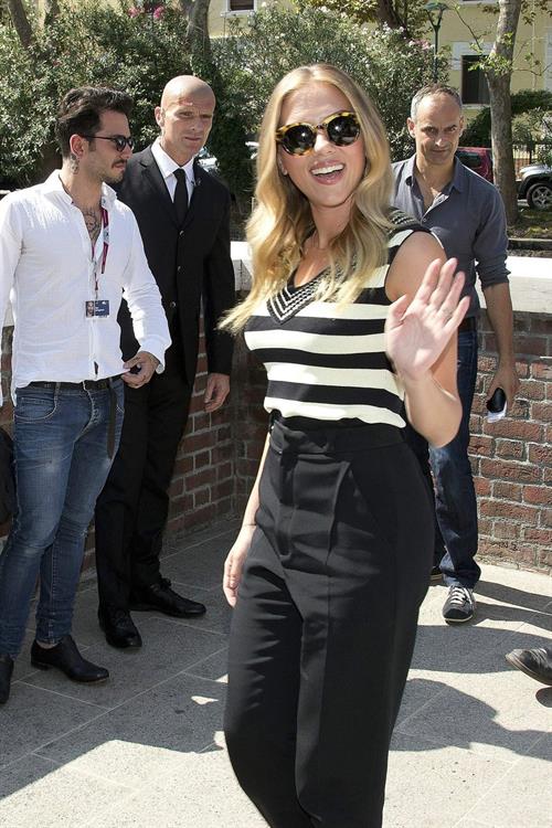 Scarlett Johansson Pictures Scarlett Johansson Under The Skin Photocall in Venice 9/3/2013