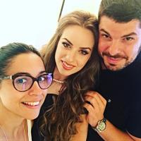 María Psilou taking a selfie
