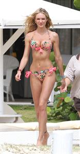 Candice Swanepoel in a bikini