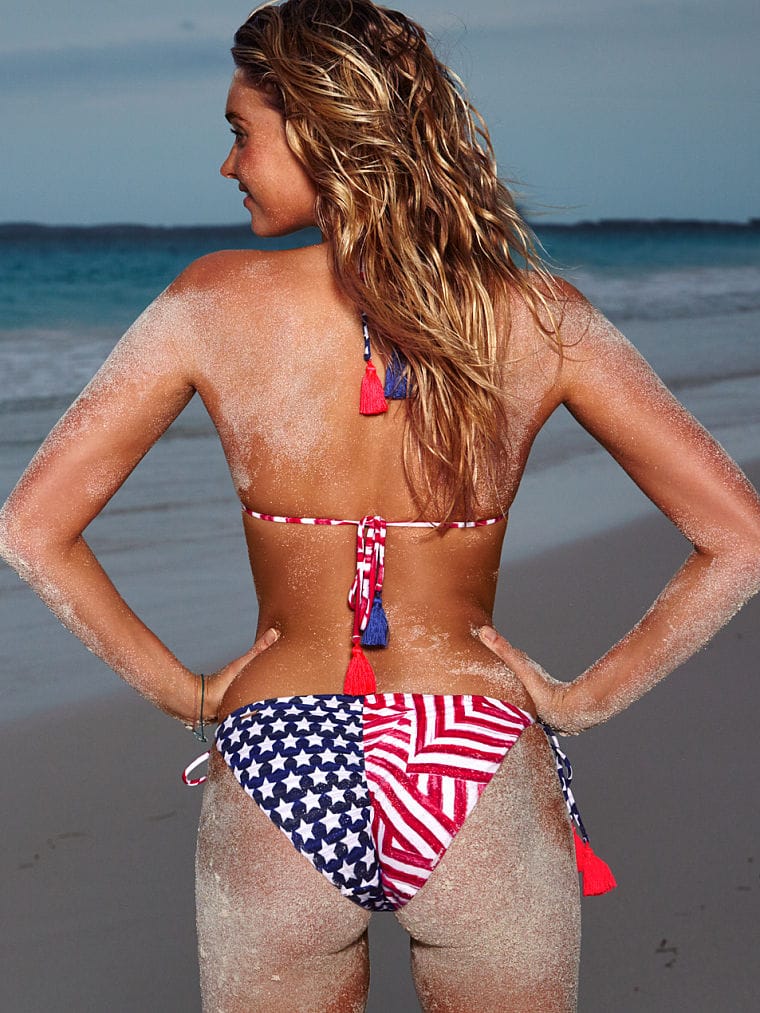 Elsa Hosk in a bikini - ass