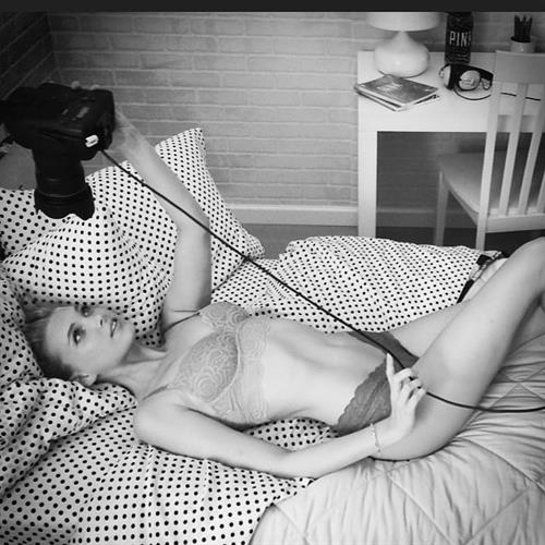 Elsa Hosk in lingerie