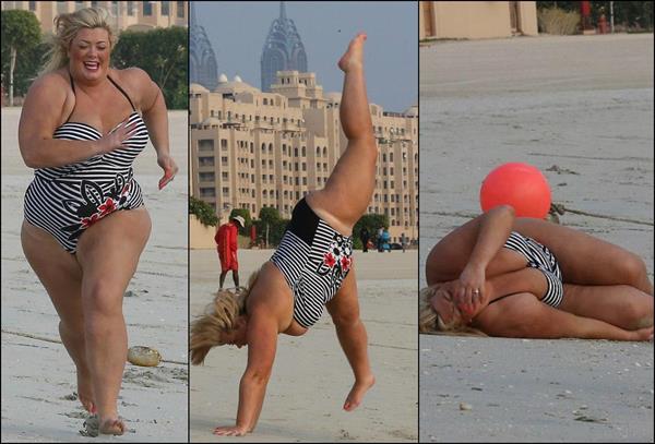 Gemma Collins in a bikini