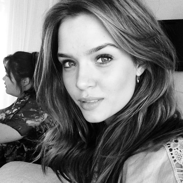 Josephine Skriver taking a selfie