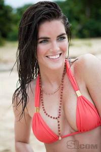 Hilary Rhoda in a bikini
