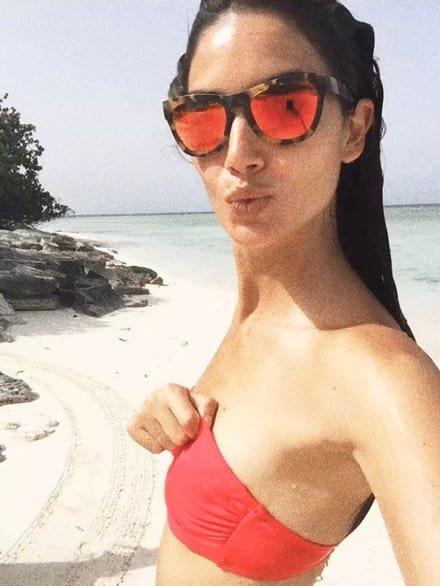 Lily Aldridge in a bikini