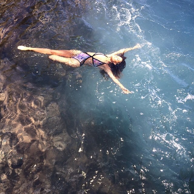 Lily Aldridge in a bikini