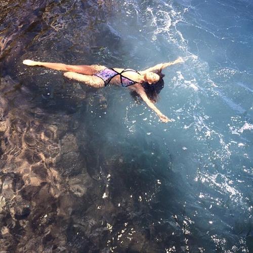 Lily Aldridge in a bikini