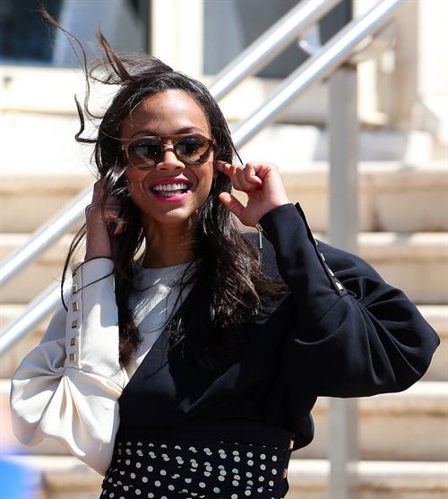 Zoe Saldana - 66th Cannes Film Festival 5/20/13  