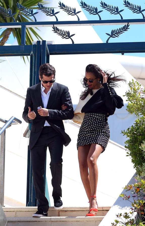 Zoe Saldana - 66th Cannes Film Festival 5/20/13  