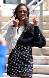 Zoe Saldana - 66th Cannes Film Festival 5/20/13  