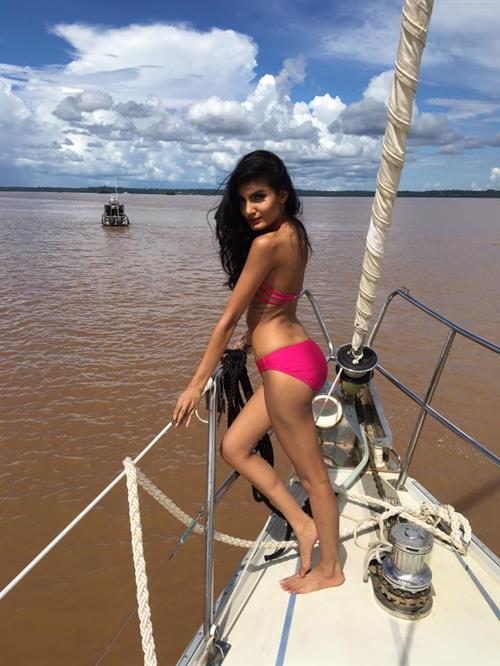 Rafieya Husain in a bikini