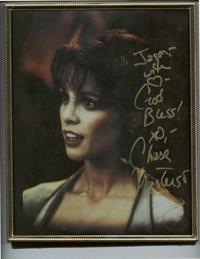 Chase Masterson in a bikini