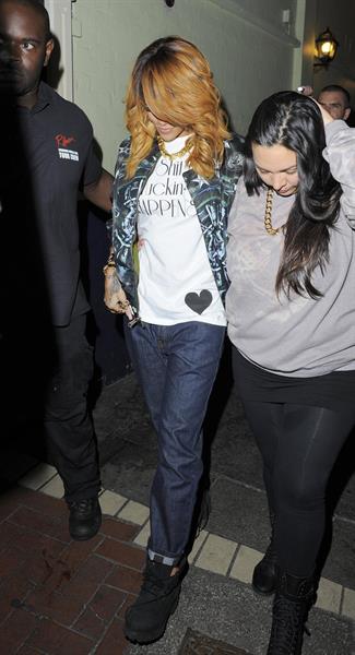 Rihanna enjoys a night out in Dublin, Ireland (22.06.2013) 