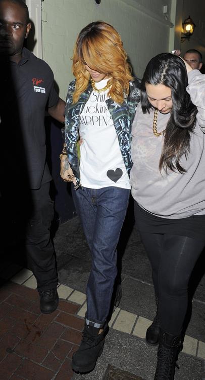 Rihanna enjoys a night out in Dublin, Ireland (22.06.2013) 