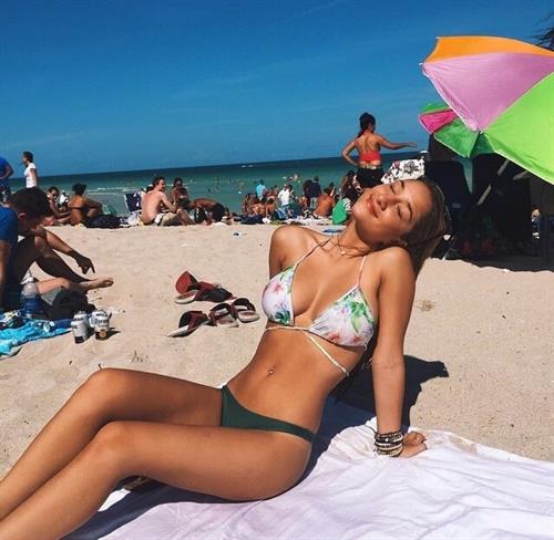 Savannah Montano in a bikini