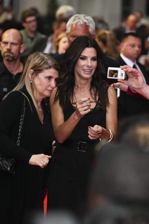Sandra Bullock attends a gala screening of 'The Heat' at The Curzon Mayfair in London June 13, 2013 