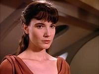 Jaime Hubbard played Salia in an episode of Star Trek the Next Generation - The Dauphin.  Wil Wheaton (Wesley Crusher) later recalled,  I used to get a lot of mileage out of this joke I'd tell at conventions. The first girl that Wesley fell in love with turned out to be a shape-shifter who turned into a hideous monster, y'know after he had exposed his soul to her. Which happened a lot to me in my personal life. And I was glad Star Trek was able to capture that parallel. 