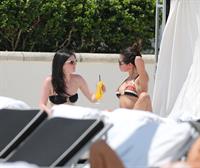 Selena Gomez in bikini by a hotel pool in Miami 5/11/13 