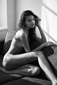 Irina Sharipova in lingerie