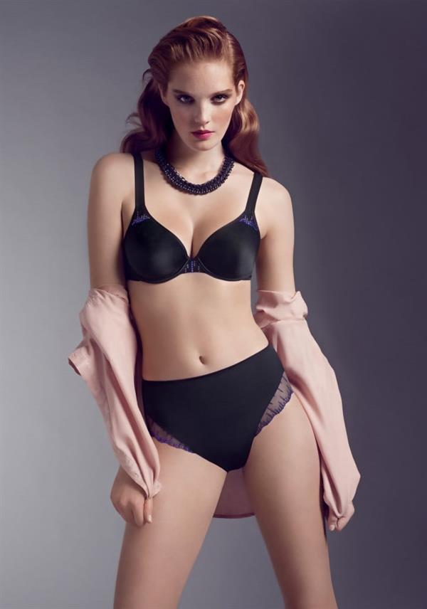 Alexina Graham in lingerie