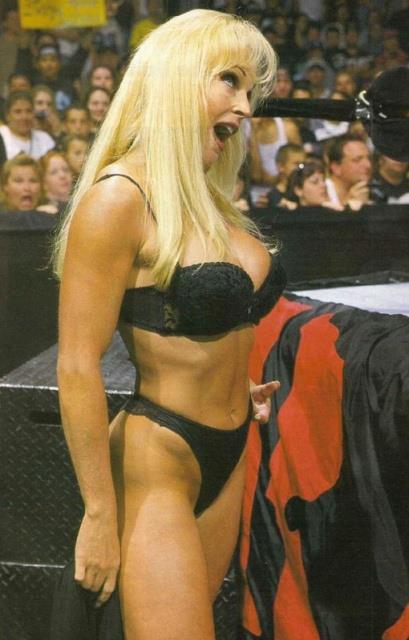 Debra Marshall in lingerie