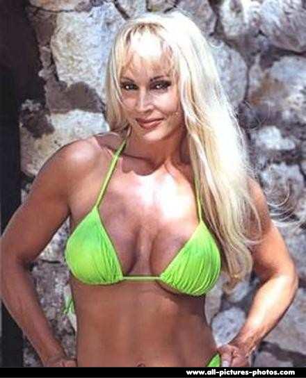 Debra Marshall in a bikini