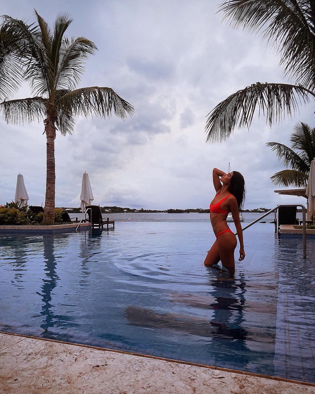 Daniela Braga in a bikini