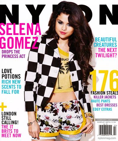 Selena Gomez Nylon (US) February, 2013 