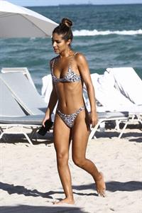 Erika Wheaton in a bikini