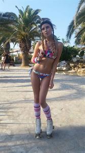 Polina Malinovskaya in a bikini