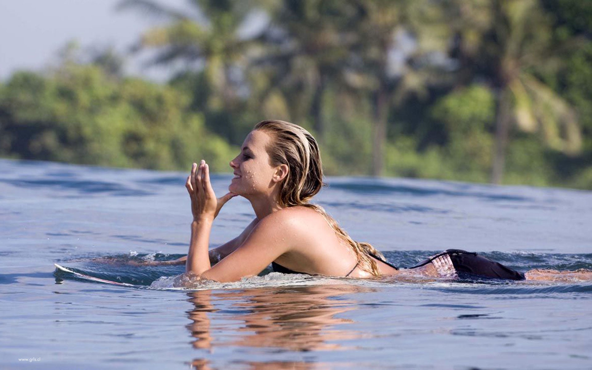 Alana Blanchard in a bikini