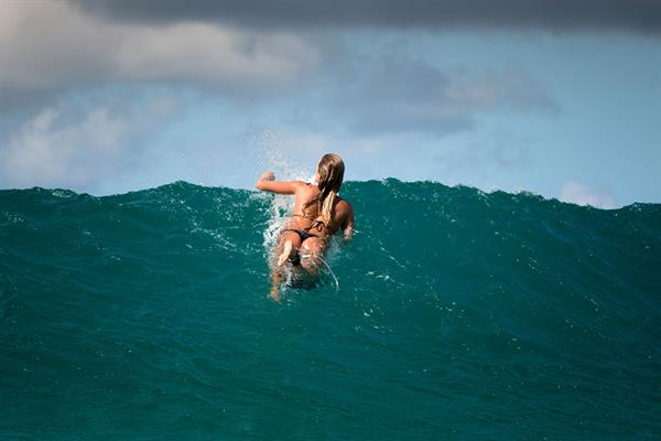 Alana Blanchard in a bikini