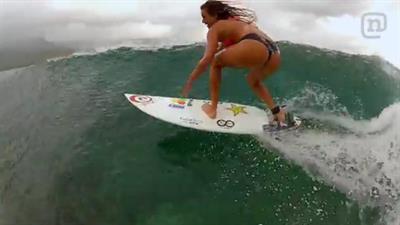 Alana Blanchard in a bikini - ass