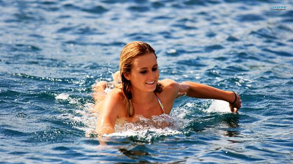 Alana Blanchard in a bikini