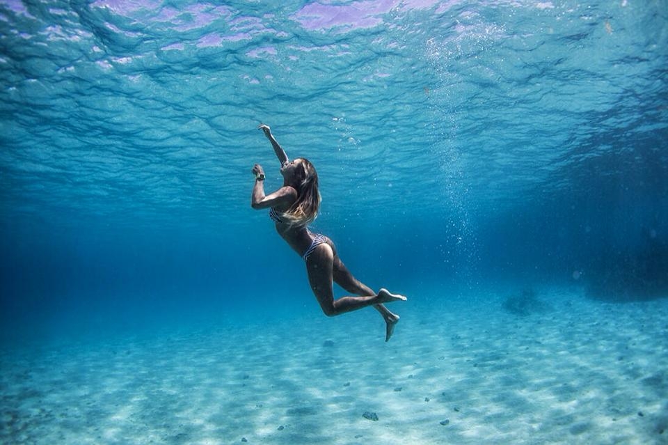 Alana Blanchard in a bikini