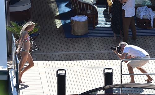 Josie Canseco in a bikini