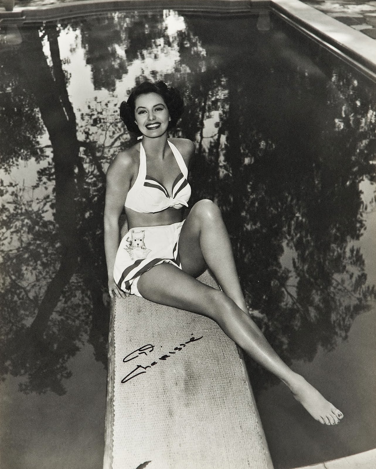 Cyd Charisse in a bikini
