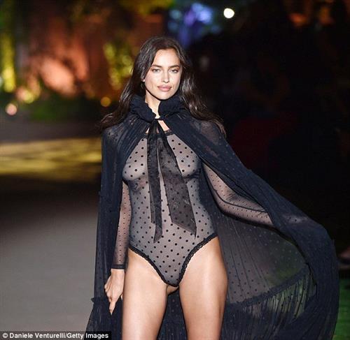 Irina Shayk in lingerie