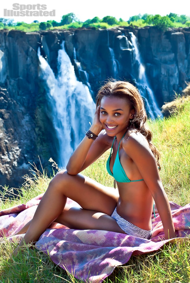 Kirby Griffin in a bikini
