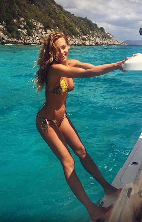 Hannah Ferguson in a bikini