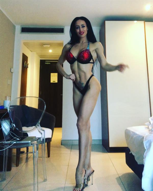 Oksana Oleinik in a bikini