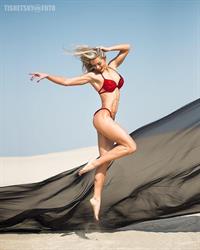 Marina Oborskaya in a bikini