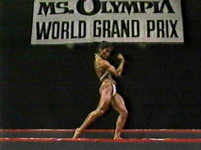 Rachel McLish in a bikini