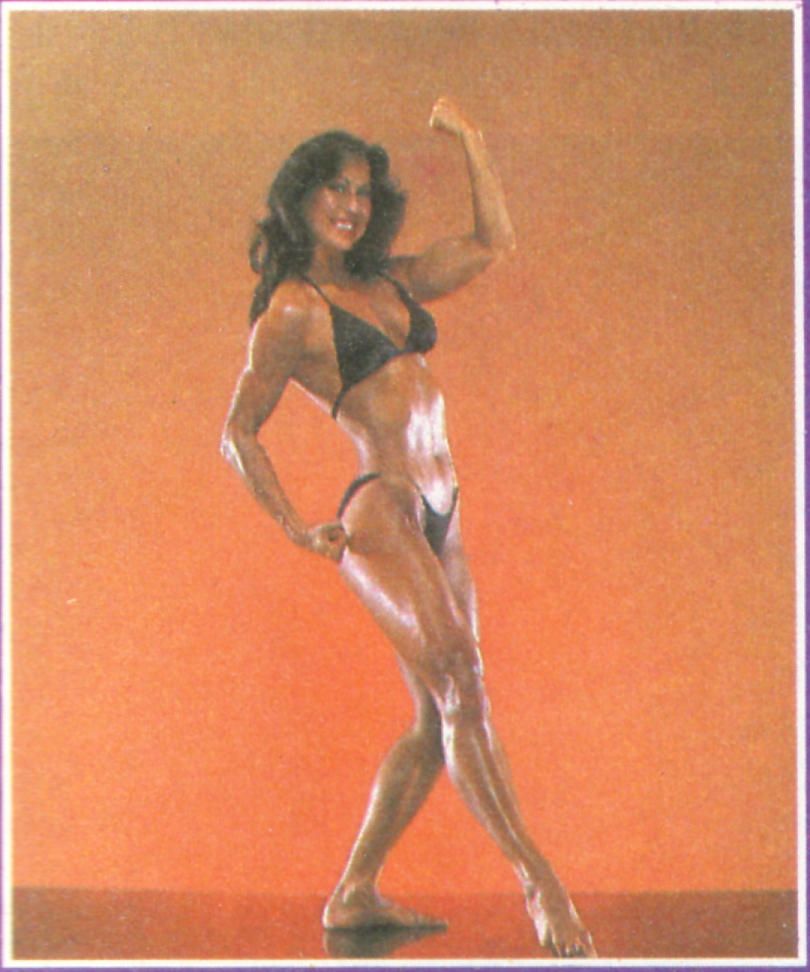 Rachel McLish in a bikini