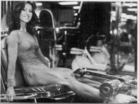 Rachel McLish in a bikini