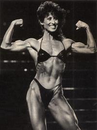 Rachel McLish in a bikini