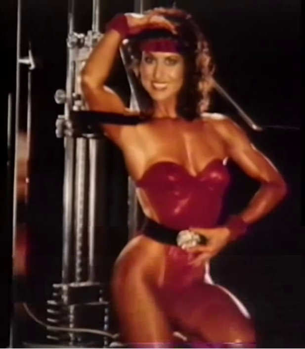 Rachel McLish in a bikini